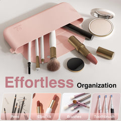 COOL-ANGLE magnetic-closure travel case stores sponges securely for on-the-go use.