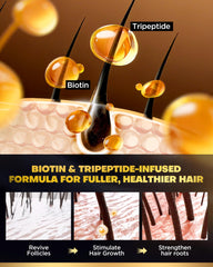 COOLKESI Tripeptide Hair Growth Conditioner bottle supports smoother, shinier strands.