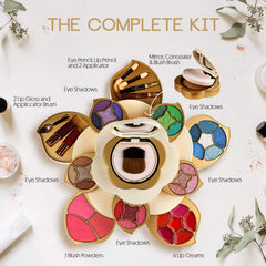 CoralBeau pigmented eyeshadows showcase vibrant color payoff for everyday or party looks.