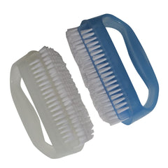 Coralpearl Nail Brush Set with ergonomic grip for comfortable nail cleaning at home.