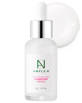 CORÉANA AMPLE:N ceramide shot serum bottle close-up for deep hydration.