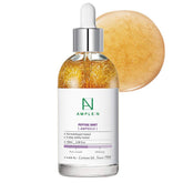 Coreana AMPLE:N peptide shot ampoule bottle shows anti aging formula for wrinkle reduction