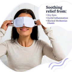 CorneaCare Rest activation close-up illustrating instant self-heating activation