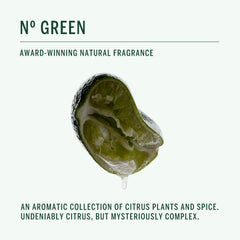 Corpus Nº Green Body Wash pump-dispense demonstrates easy application.