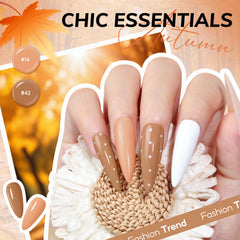 Coscelia base and top coat bundle highlights glossy, matte, glitter finishes for versatile looks
