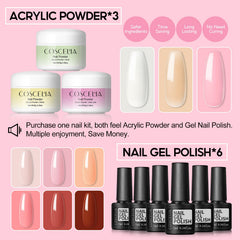COSCELIA nail lamp UV/LED cures gel coats quickly and evenly