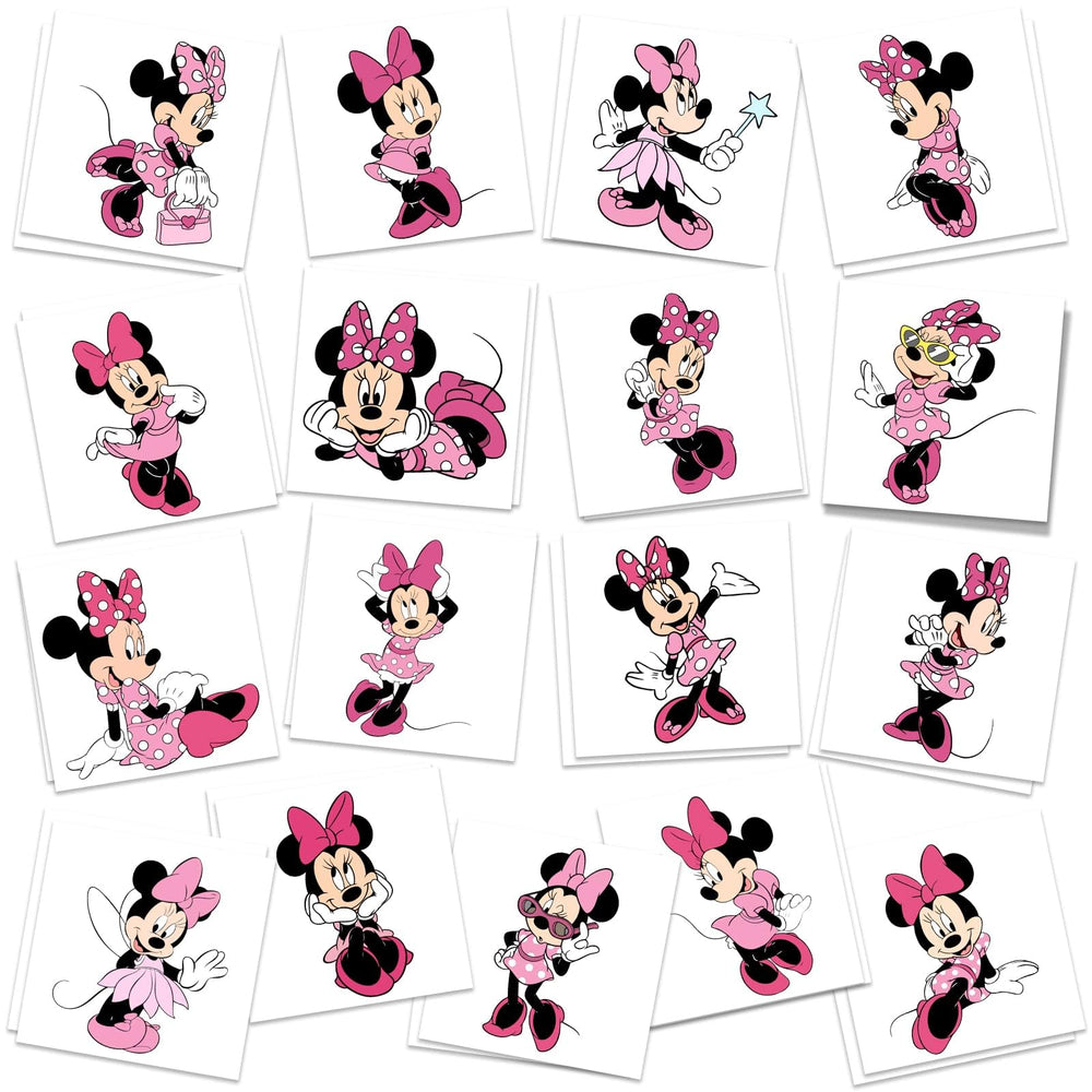 Cosershow Minnie tattoos pack scene adds instant party flair for goody bags