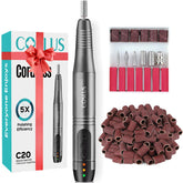 COSLUS cordless nail drill handheld design for easy grip and precise manicures