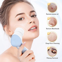 COSLUS coarse bristles head close-up for deep cleansing