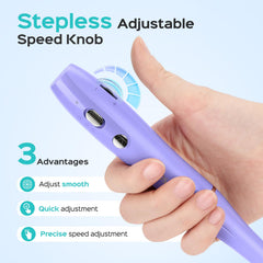 COSLUS multi-use nail drill handles acrylic, gel, dip, and natural nails.