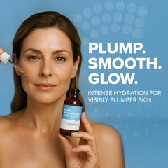 Cosmedica Hyaluronic Acid Serum 8oz packaging highlights generous supply