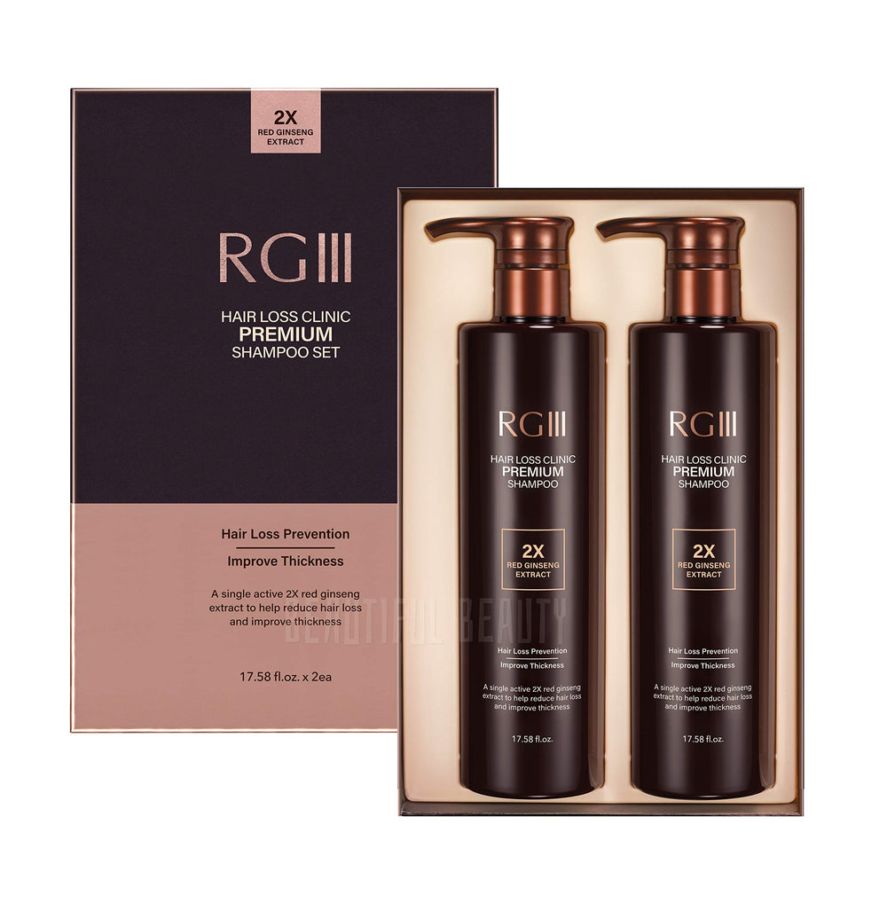 COSMOCOS RG3 Premium two-bottle set for thinning hair support