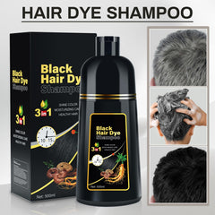 Cosmpro Black Hair Dye Shampoo lather-01 forms rich foam for even coverage.