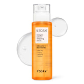 COSRX 5 PDRN Collagen Serum bottle highlights premium packaging for daily skin care.