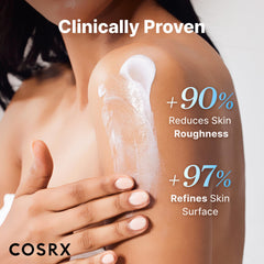 COSRX Barrier Moisturizing Cream texture swatch, non-greasy finish