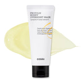 CosRX Full Fit Propolis Honey Overnight Mask packaging highlights hydration and a clean formula.
