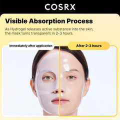 COSRX Hyaluronic Acid moisture mask provides lasting hydration
