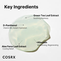 COSRX Hydrium Green Tea Aqua Gel Cream after outdoor activity for refreshing skin.