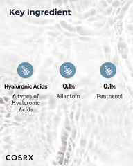 COSRX Hydrium Watery Toner cooling effect on heated skin