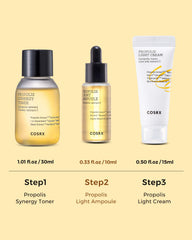 COSRX Propolis Light Cream tube seals in moisture for soft skin