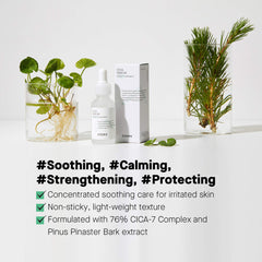 COSRX Pure Fit Cica Serum dropper demonstrates concentrated soothing care
