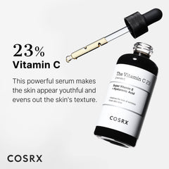 COSRX Pure Vitamin C 23% Serum dropper dispensing drops for even tone