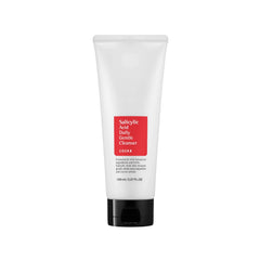 COSRX cleanser foam close-up showing creamy lather for clear skin.