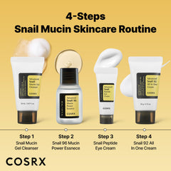 COSRX snail mucin 96 essence dispensing pump for fast hydration