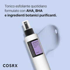 COSRX Toner flatlay nutrients-pads highlights easy routine integration for improved texture.