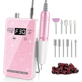 COSYGLOW glitter portable nail drill showcases stylish design for on-the-go manicures