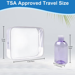 Cosywell travel bottles labeled conditioner simplify packing and organization