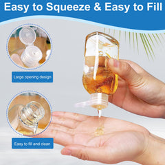 Cosywell travel bottles with leak-proof flip cap prevent spills