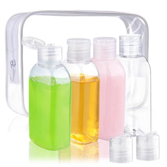 Cosywell travel shampoo bottles four-pack shown for on-the-go organization
