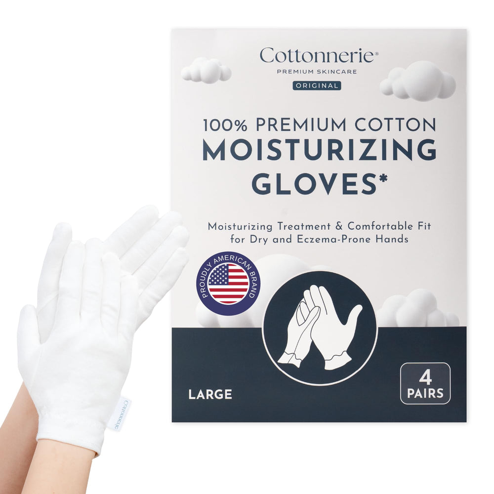Cottonnerie Original packaging shows natural materials for gentle overnight care.