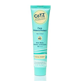 CoTZ Face Prime & Protect bottle pour enables quick, weightless mineral sunscreen application.