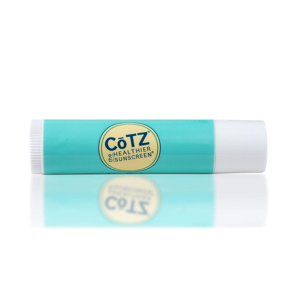 CoTZ Lip Spf 45 balm tube front offering daily mineral sun protection.
