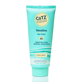 CōTZ Sensitive mineral sunscreen bottle front with SPF 40 for face and body