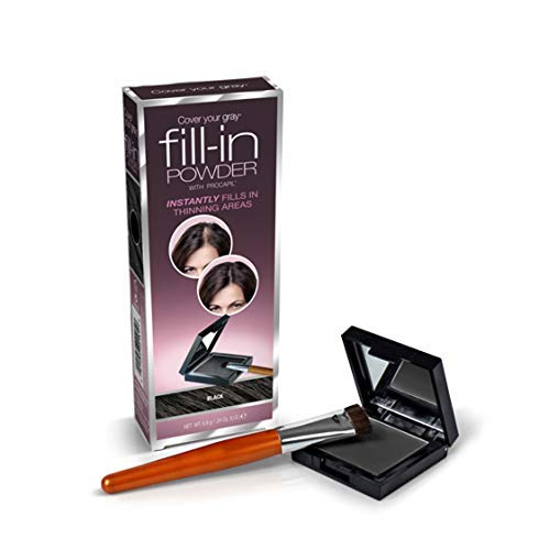 Cover Your Gray Fill In Powder Black compact with mirror for instant touch-ups.
