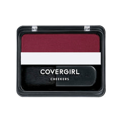 COVERGIRL Cheekers Blush compact close-up showing natural, buildable color for everyday wear.