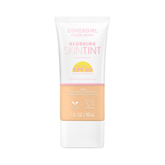 COVERGIRL Clean Fresh Blurring Skin Tint bottle front shows lightweight, buildable coverage