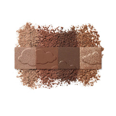 CoverGirl Clean Fresh Color Clean Eyeshadow Golden Toffee palette open shows nine color options for versatile looks