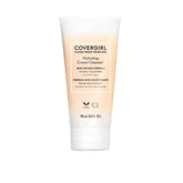 COVERGIRL Clean Fresh Hydrating Cream Cleanser bottle closeup; gentle hydration for daily cleanse