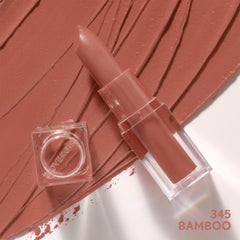 CoverGirl Clean Lip Color Bamboo swatches reveal pinks, nudes, reds, plums
