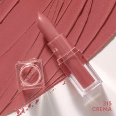 CoverGirl Clean Lip Color Crema texture with squalane for smooth lips.
