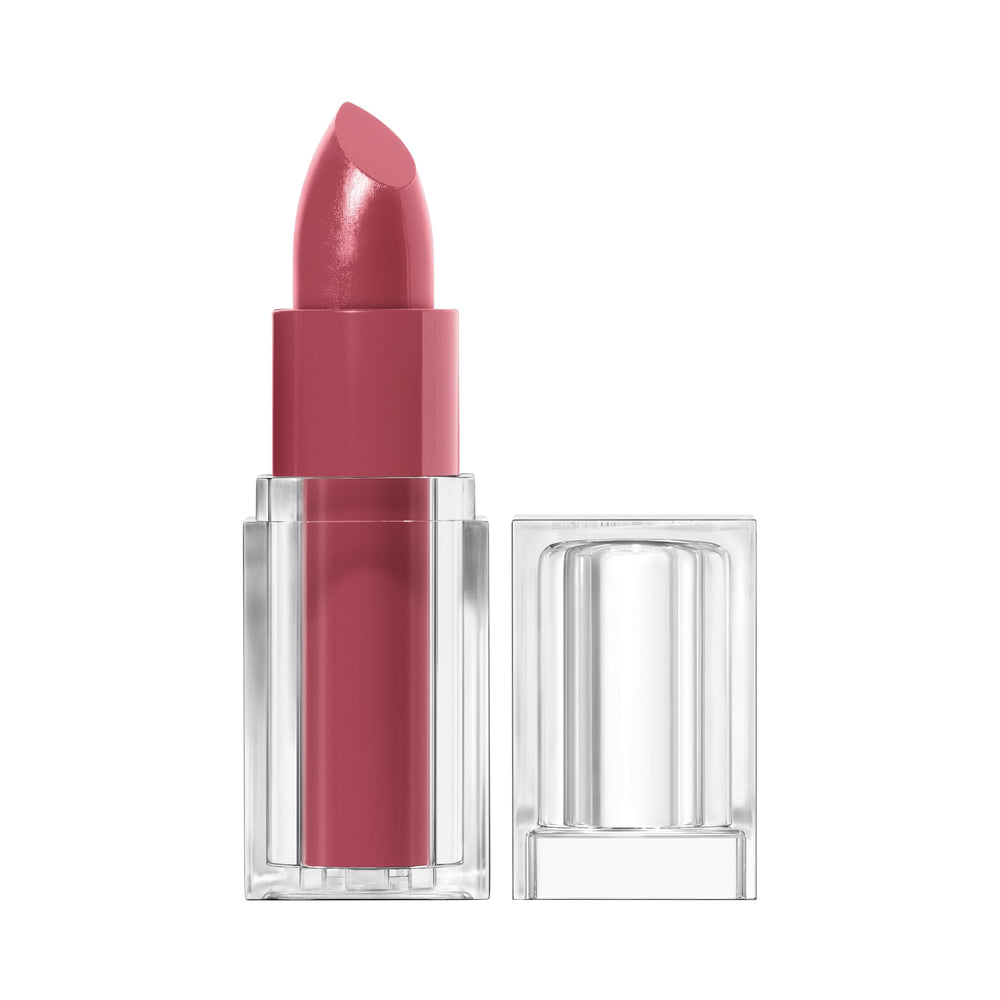 CoverGirl Clean Lip Color True Petal shows rich satin finish and full-coverage color.