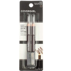 CoverGirl Easy Breezy Brow pack with two pencils and a sharpener for quick brow shaping.