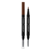 COVERGIRL Easy Breezy Brow Pen, aplicador dual, define cejas con acabado natural.