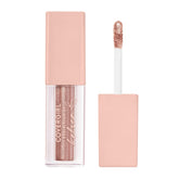 CoverGirl Exhibitionist sombra líquida glitter rosa dorado, acabado brillante para ojos