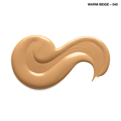 CoverGirl foundation application closeup using brush or sponge for smooth finish.