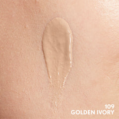 Close-up of soft-focus skin look with CoverGirl foundation.